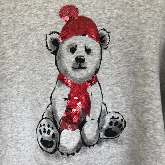 Polar Bear Sweater with Sequin Embellishment - Picture 4 of 4